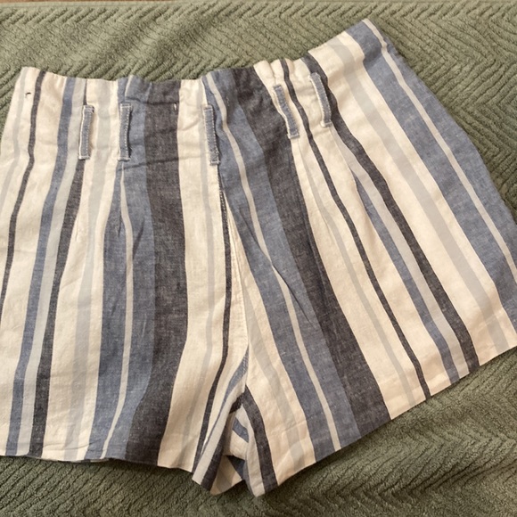 Abercrombie & Fitch stripes high waist Mom Shorts large - Picture 4 of 8
